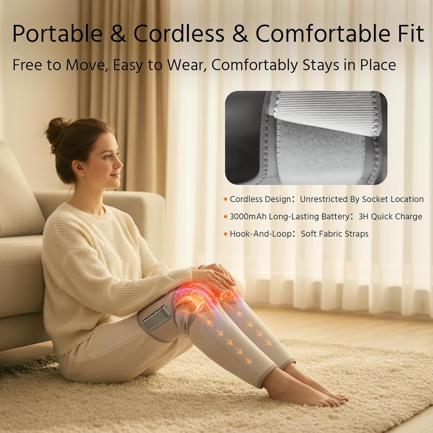 yoyomax Leg Massager, Adjustable Heat and Massage