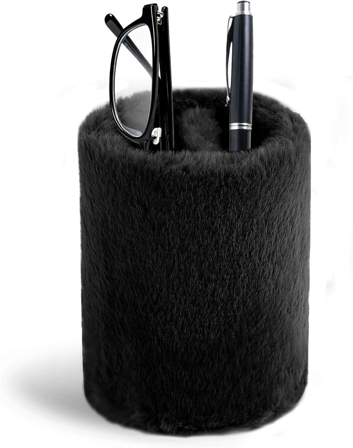 Eyeglass Holder for Nightstand,Anti-scratch Plush Eyeglass Stand Glasses Holders for Office Desk Organizer