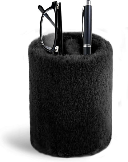 Eyeglass Holder for Nightstand,Anti-scratch Plush Eyeglass Stand Glasses Holders for Office Desk Organizer