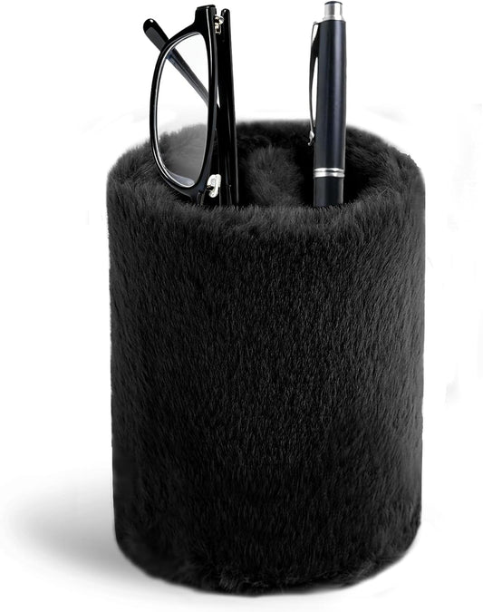 Eyeglass Holder for Nightstand,Anti-scratch Plush Eyeglass Stand Glasses Holders for Office Desk Organizer