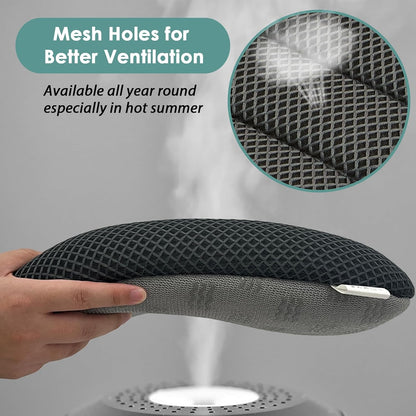 AEROiVi Car Seat Cushion Breathable Mesh Non-Slip Comfort Seat Truck Office | Car Seat pad for Driving 3D Air Mesh Car Seat Protector Works with Truck SUV and Office Chair Home Quick Drying Washable