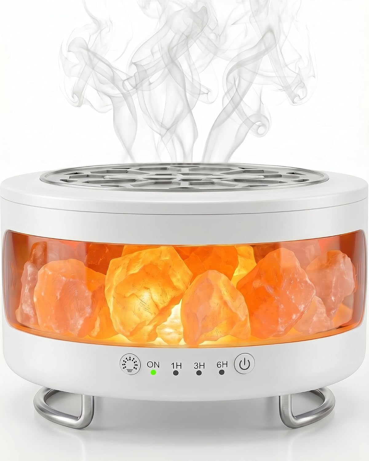 Essential Oil Diffuser with Himalayan Salt Lamp, Scent Diffusers for Home
