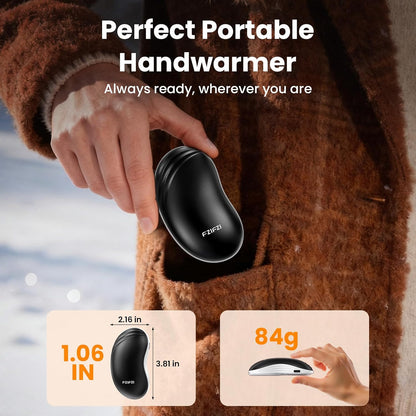 Hand Warmers Rechargeable, Electric Hand Warmers with Fidget Spinner, 2 Pack 6000mAh Reusable Charging Handwarmers, Magnetic Pocket Heater Gifts for Women, Men, Outdoor, Hunting, Fishing, Golf Camping