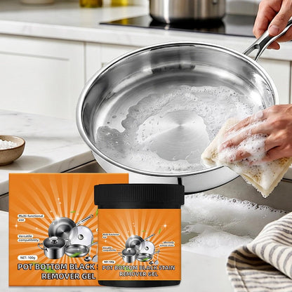 Pan Cleaner 100g Burnt Stain Remover Gel for Pots And Cookware | Cleaning Gel Helps Loosen Burnt And Dark Marks For Easier Cleaning Across Everyday Cookware And Pans