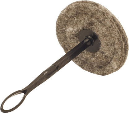 Plug for 5-6 Inch Round Chimney Flue - Fireplace Draft Stopper | 100% Herdwick Wool, Reusable, Balloon Alternative, Works Without Damper, Wood Stove Compatible, Made in England,