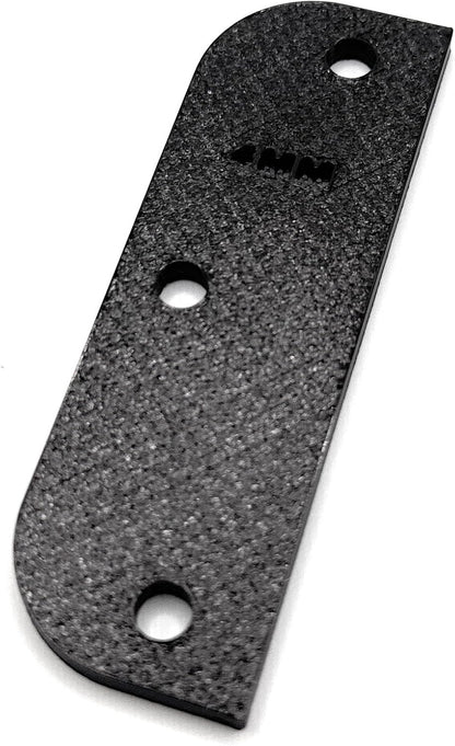 Door Hinge Shims (Set of 3) Hinge Spacer for Interior and Exterior Door Alignment - for 3.5", 4" and 4.5" Standard Hinges (3mm Thick, White, 3.5-inch)