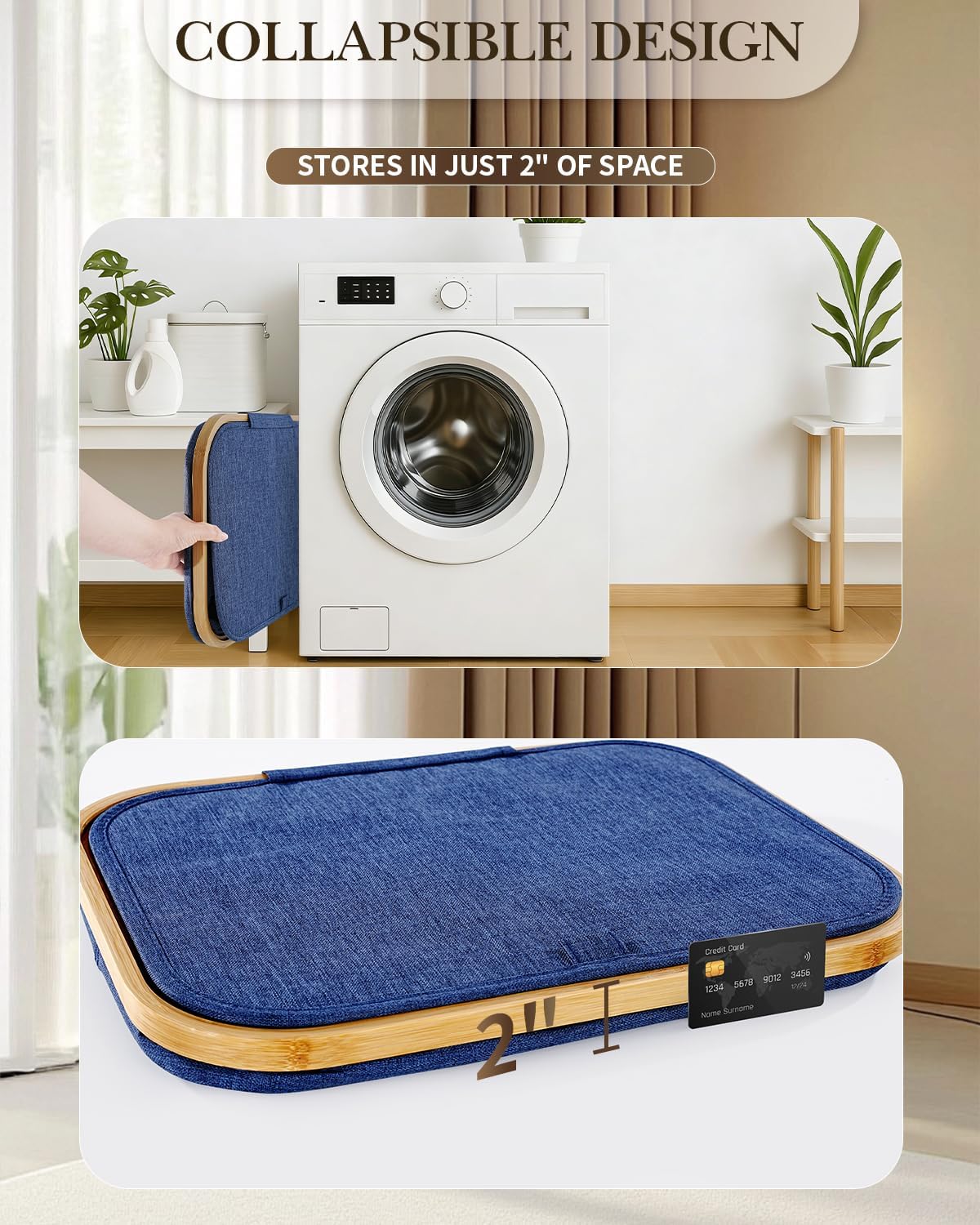 Double Laundry Basket with Wheels and Lid, 150L Clothes Hampers for Laundry | Large Laundry Hamper with 2 Sections & Removable Liner Bags, Rolling Dirty Clothes Basket for Bedroom Bathroom Dorm College