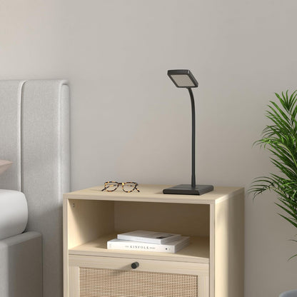 TROND Desk Lamp, Dimmable Eye-Caring Table Lamp, Memory Function, Black | 3 Color Modes 7 Brightness Levels, Flexible Gooseneck, Touch Control, Desk Light for Home Office Dorm Room Essentials