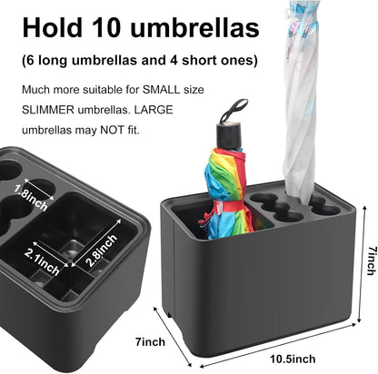 Umbrella Stand Rack Umbrella Holder with Drip Tray for Entryway Corner Home Office Decor Space Saving Organizer Stored 10 Umbrellas
