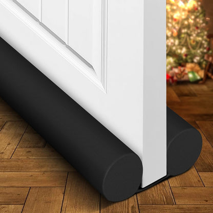 Holikme Under Door Draft Stopper Door Seal Gap Filler Weather Stripping | 36 Inch Soundproofing Noise Blocker Window Breeze Adjustable Draft Blocker for Bottom of Door Stop Light, Air, Dust, Gray