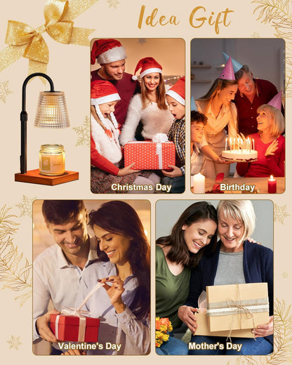 Hong-in Candle Warmer Lamp with Timer, House Warming Gifts New Home Decor