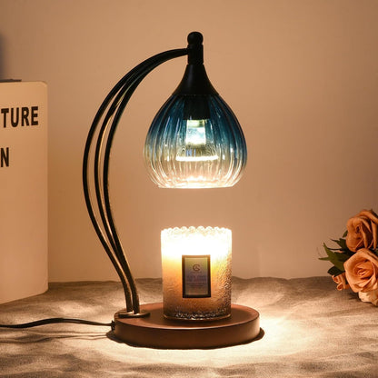 Candle Warmer Lamp with Timer and Dimmer - Electric Melter for Scented Jar Candles - Housewarming, New Home Decor