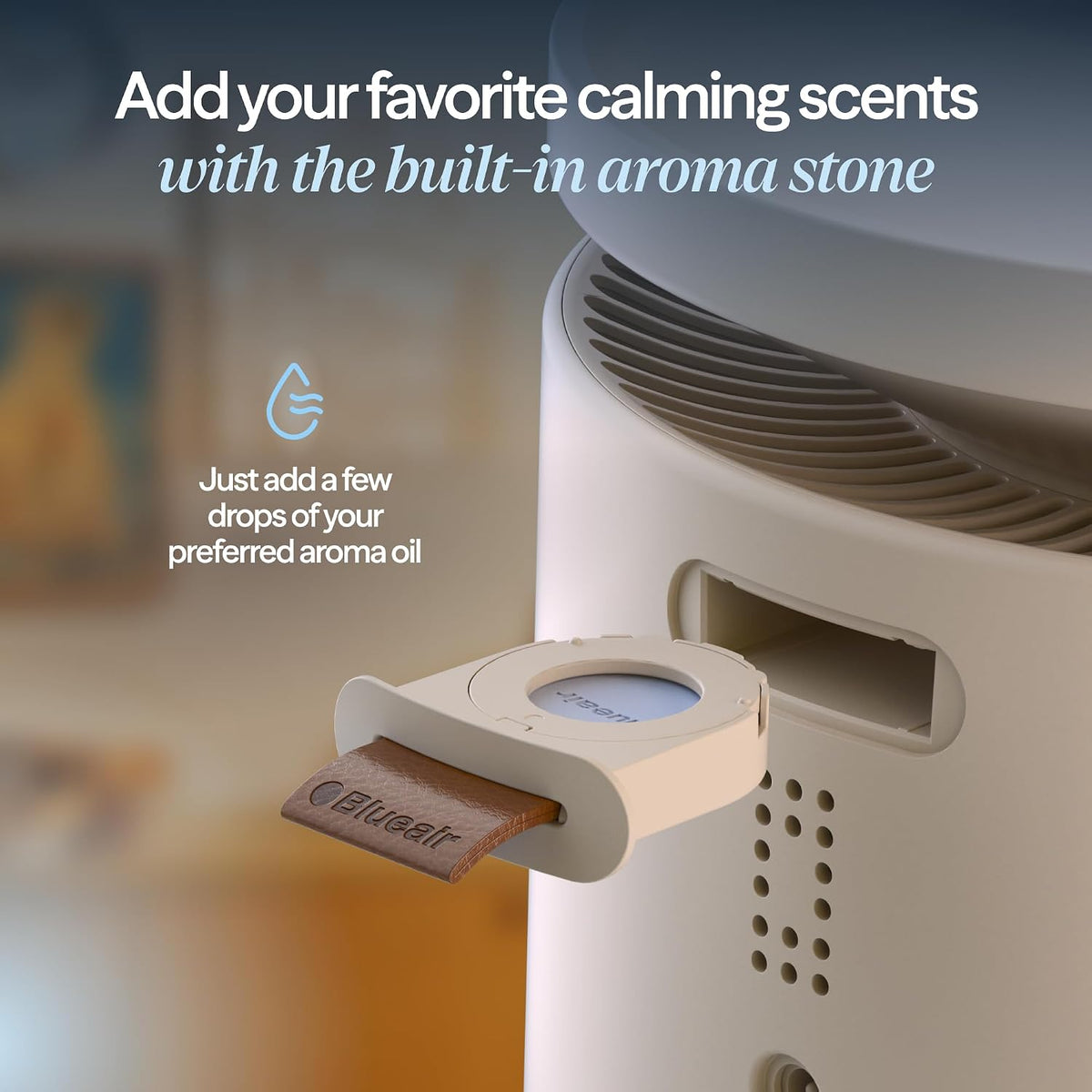 BLUEAIR 3.8L Top-Fill Humidifiers for Bedroom, 1 Gal, DreamWell H38i Grey