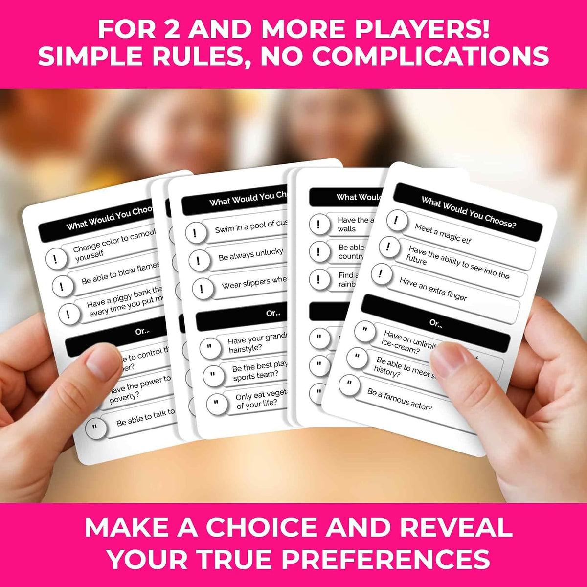 Travel Card Game for Teens, Kids, Adults - Party Games for Family Nights