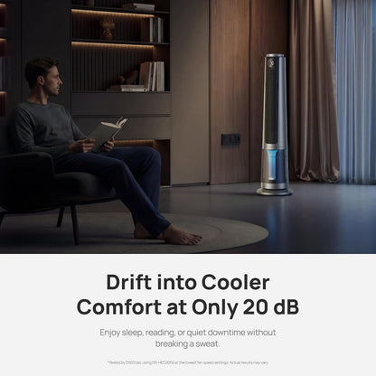 DREO TurboCool Misting Fan 516, 5℉ Drop Cooling Fans that Blow Cold Air