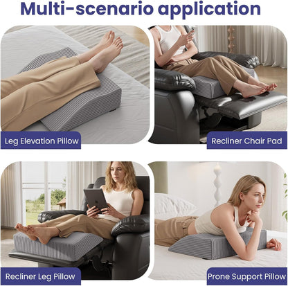 idee-home Recliner Leg Rest Cushion, Recliner Footrest Extender Pillow