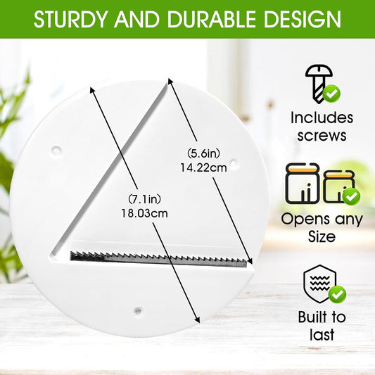 Under Cabinet Jar Opener for Seniors Arthritis Weak Hands | Effortless bottle can opening helper, space saving practical design, multi-functional daily household kitchen gadget tool