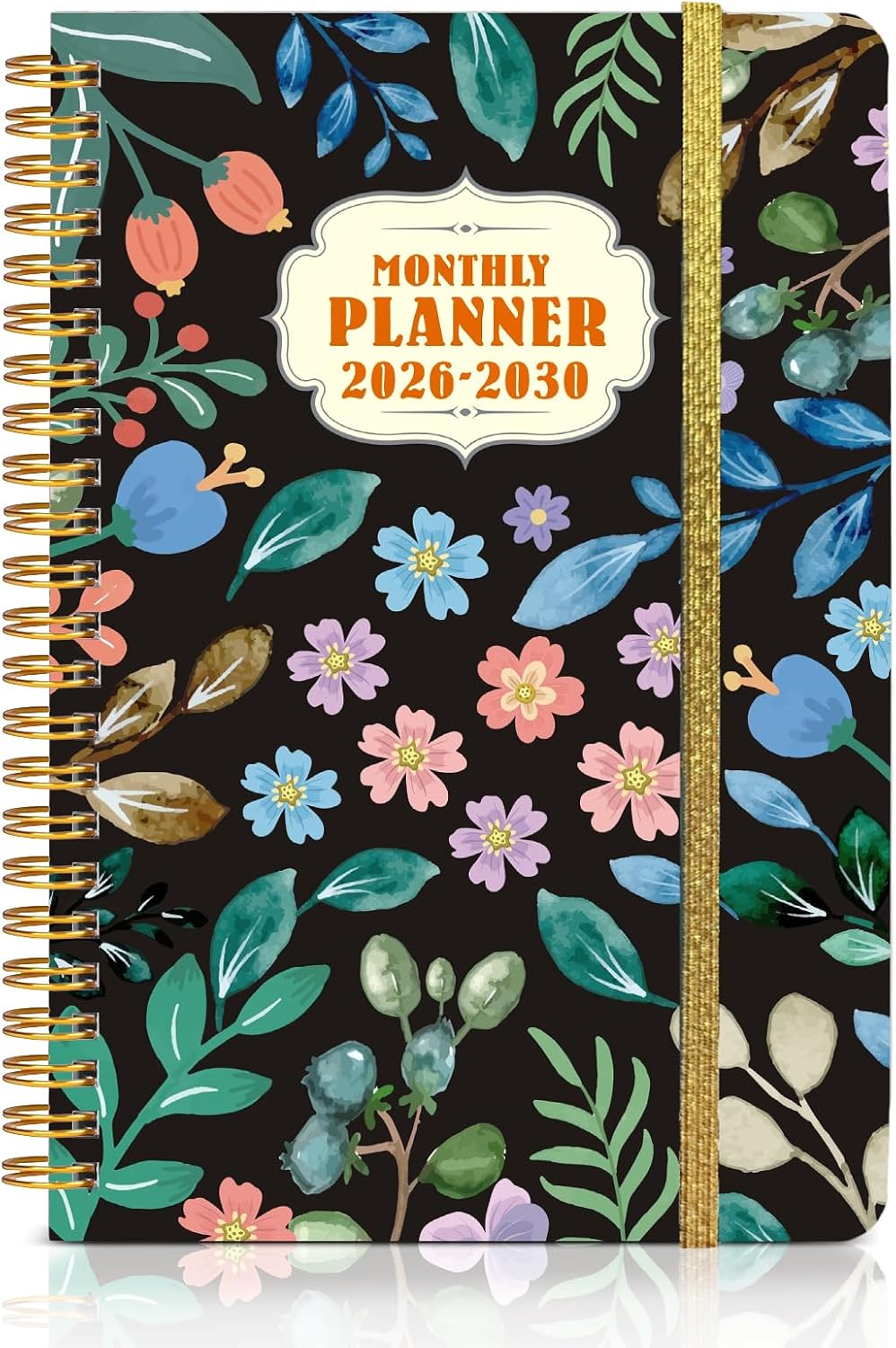Undated Weekly Planner, A5 Personal Goals Journal Non Dated Weekly Planner to Do List Notebook with Goal Habit Tracker Organizer, Cute Undated Week Planners with Spiral Binding for Kids School Work