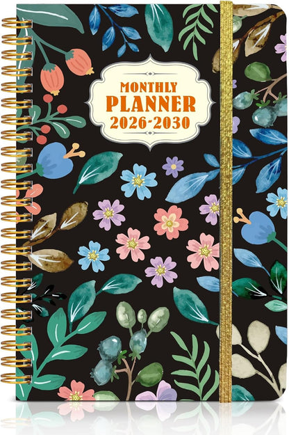 Undated Weekly Planner, A5 Personal Goals Journal Non Dated Weekly Planner to Do List Notebook with Goal Habit Tracker Organizer, Cute Undated Week Planners with Spiral Binding for Kids School Work