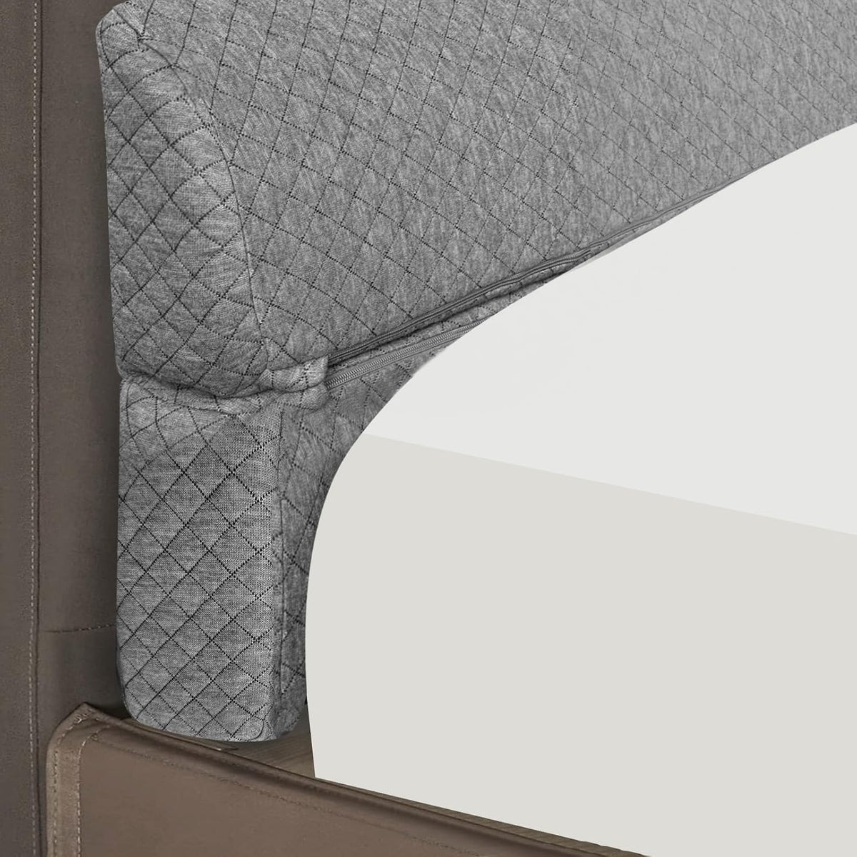 4 Modes Pillow Wedge for Headboard Gap, Foldable Bed Wedge Pillow, Bed Gap Filler King Size Fill The Gap (0-7"), Mattress Gap Filler Long Pillow Between Headboard and Mattress