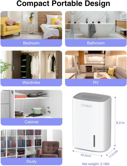 Small Dehumidifier for bathroom and bedroom