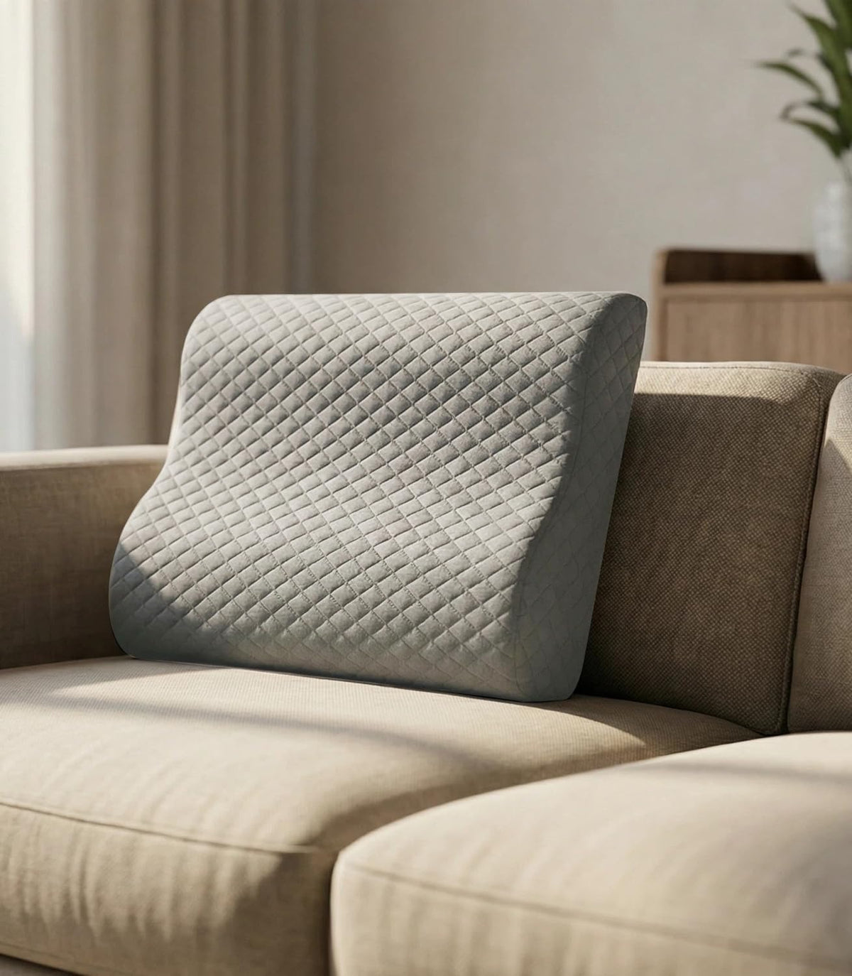 Lumbar Support Pillow for Recliner - Backrest for relieving lower back pain