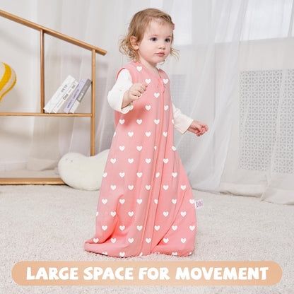 Yoofoss Baby Sleep Sack 0-6 Months Wearable Blanket for Babies 100% Organic Cotton 2-Way Zipper TOG 0.5 Toddler Sleeping Sack 3 Pack, Sleep Sacks