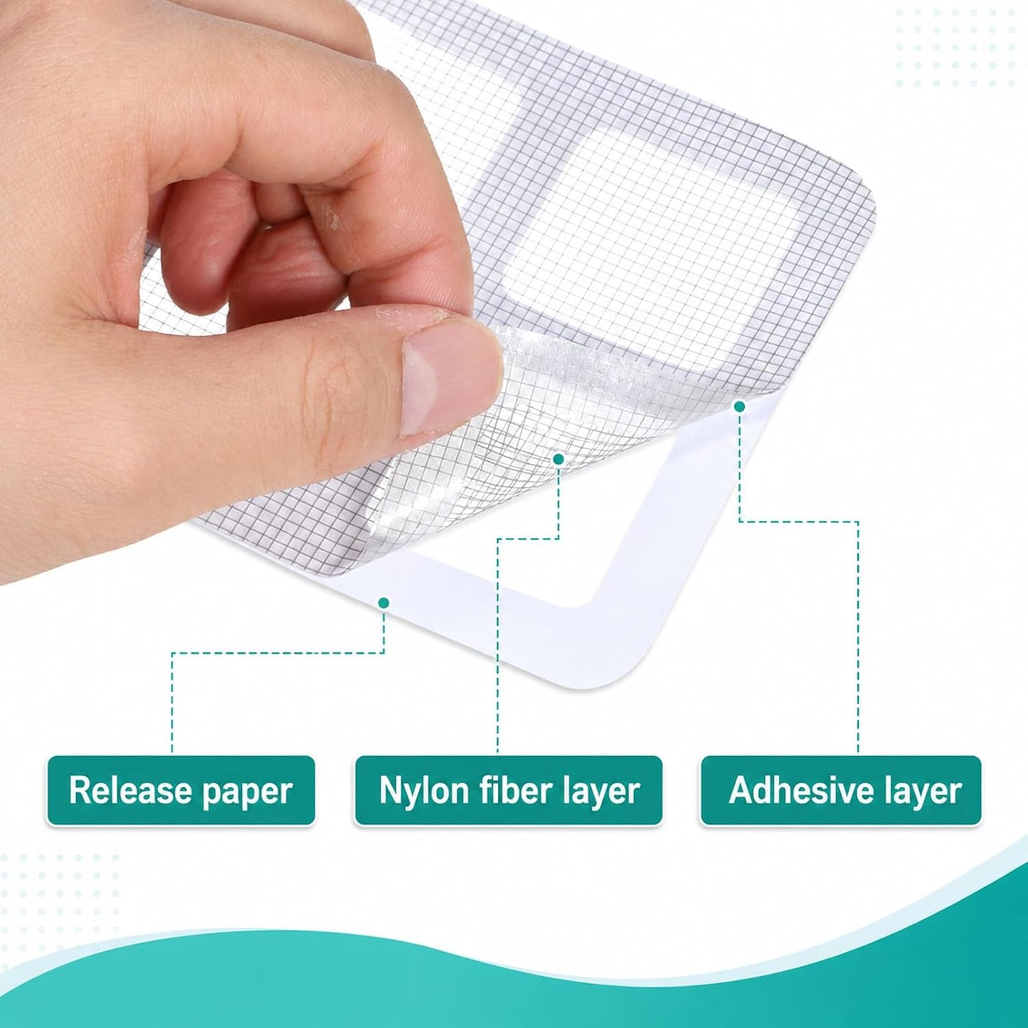 30PCS Window Screen Patches Repair Kit, Mesh Patches (4 Inch) | Tent Repair Patches, Self-Adhesive Mesh Patch Repair Kit, Outdoor Tent Patch Kits, Portable Screen Tape for Window, Camping