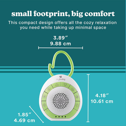 MyBaby Sound Machine, White Noise for Baby, Travel, Nursery and On The Go