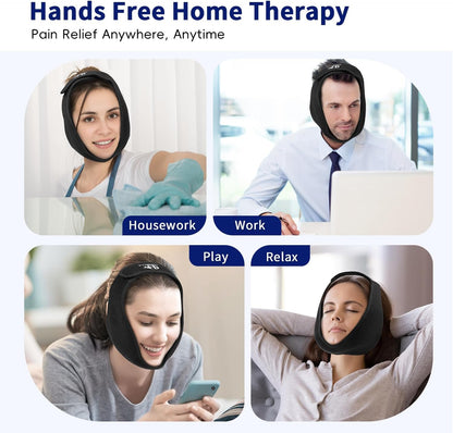Wisdom Teeth Ice Pack Head Wrap for Pain Relief - Cold Hot Therapy for Face