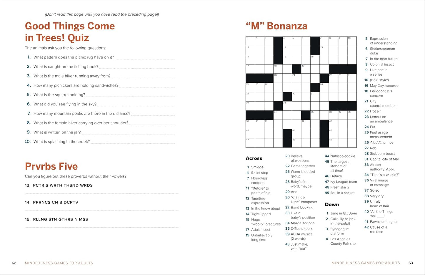 Mindfulness Games for Adults: 90+ Puzzles and Activities to Relax and Stay Present