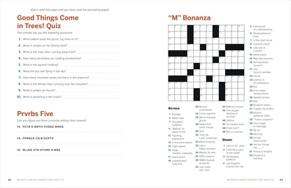Mindfulness Games for Adults: 90+ Puzzles and Activities to Relax and Stay Present