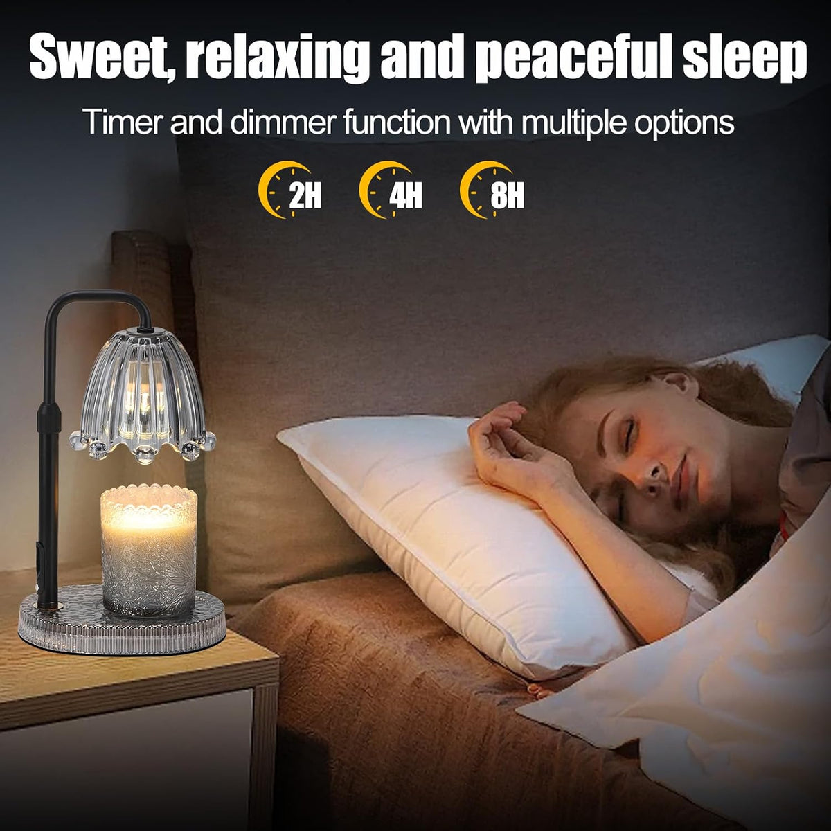 Candle Warmer Lamp with Timer,Birthday Gifts for Women