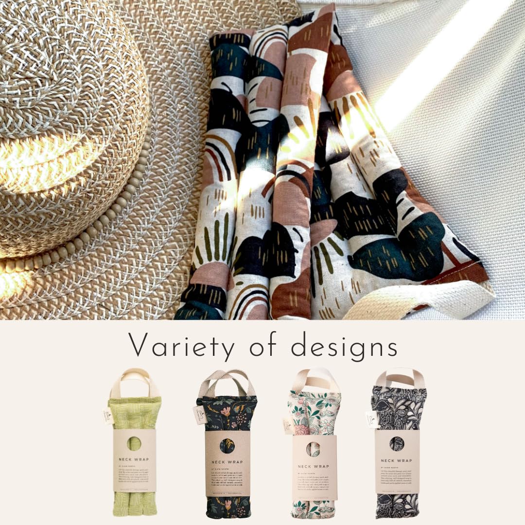 Slow North Hot & Cold Neck Shoulder Wrap: Natural Relief from Shoulder and Neck Ache, Menstrual Cramps Relief, and Stress Reduction
