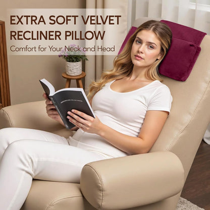 Neck Pillow for Recliner Chair, Adjustable Recliner Pillow for Headrest