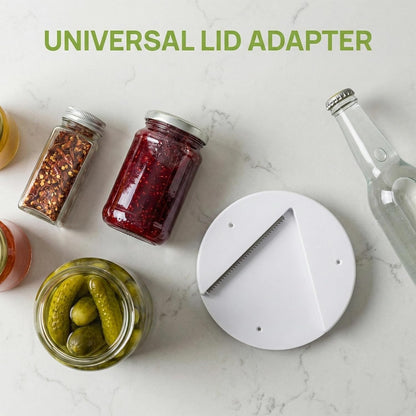 Jar Openers 2026 for Seniors Under Cabinet With Weak Hands or Arthritis, One Handed Bottle Openers, Easy to Use Kitchen Can Opener - White