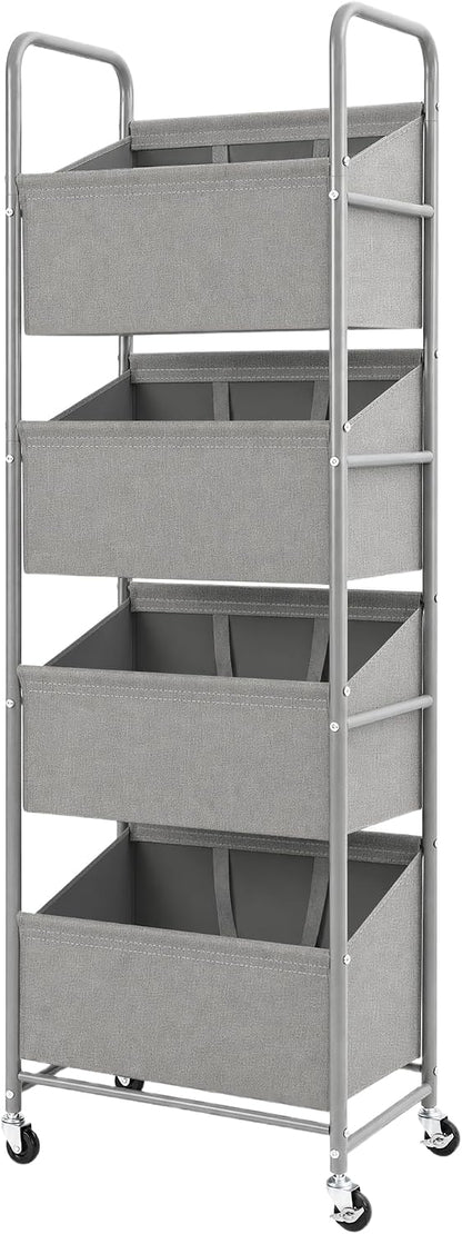 STO STO 3-Tier Vertical Rolling Laundry Hamper, Removable Bags, Black Mesh | 120L Capacity, Space-Saving Vertical Design, Rust-Resistant Steel Frame, Lockable Wheels, Ideal for Apartments & Small Spaces