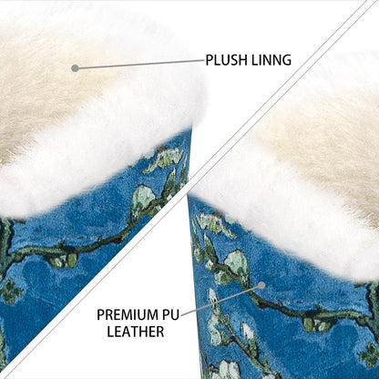 Plush Fluffy Lined Anti-scratch Eyeglasses Holder Protective Glasses Stand Case