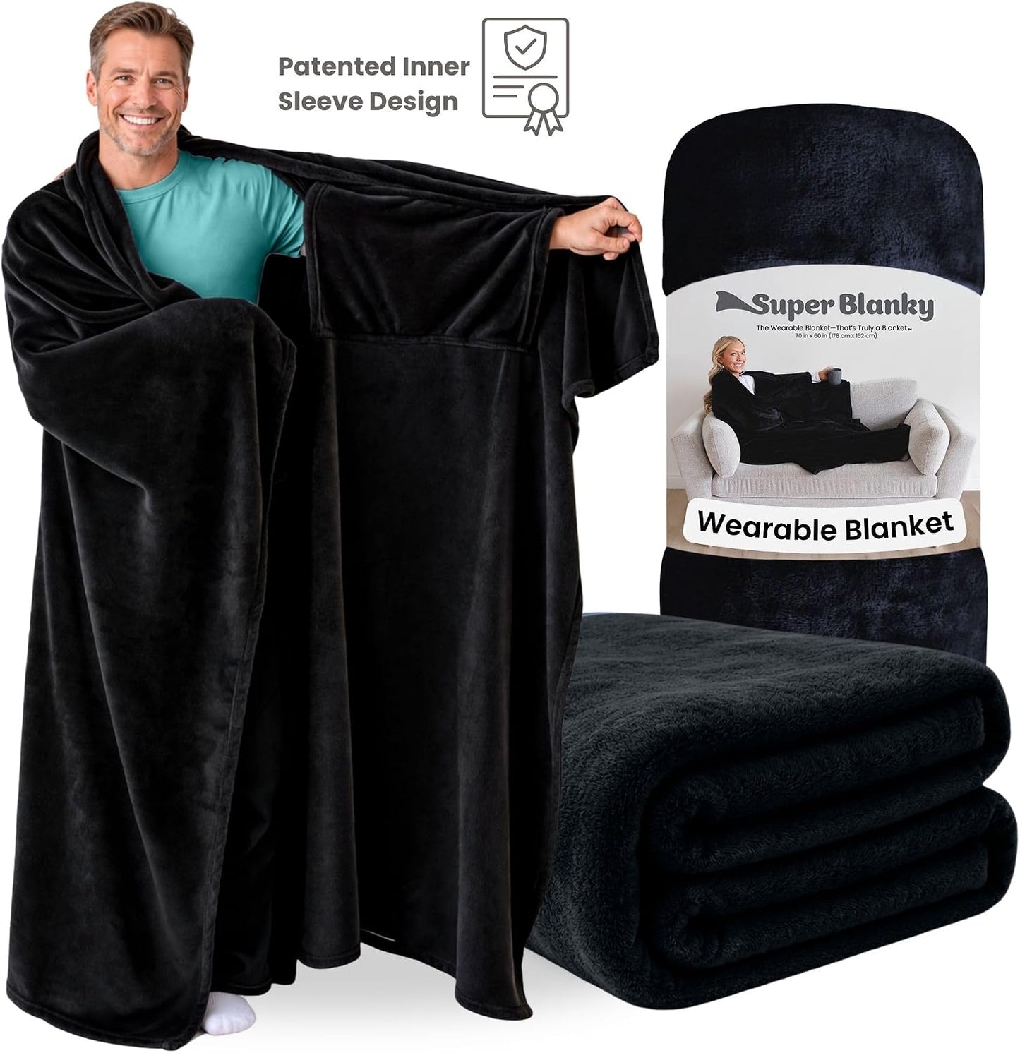 Wearable Blankets for Women & Men, Graduation Day Gift for Her, Cozy Gifts for Women, Wife Birthday Gifts Ideas