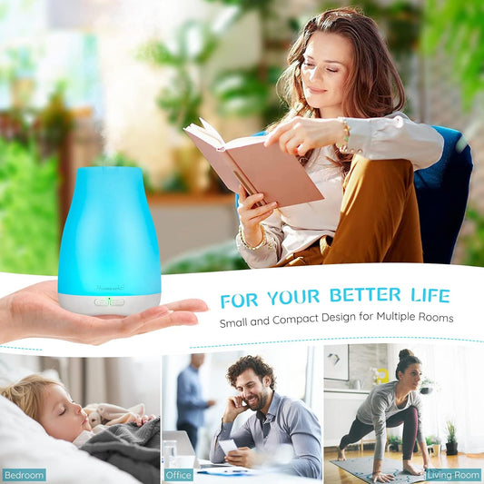 Homeweeks Essential Oil Diffuser for Room 100 ML