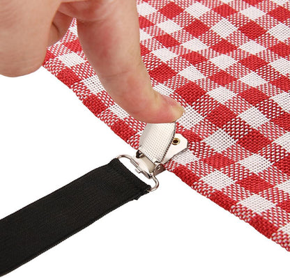 RZJZGZ 4Pcs Bed Fitted Sheet Straps Clips Adjustable Crisscross Sheets Clip