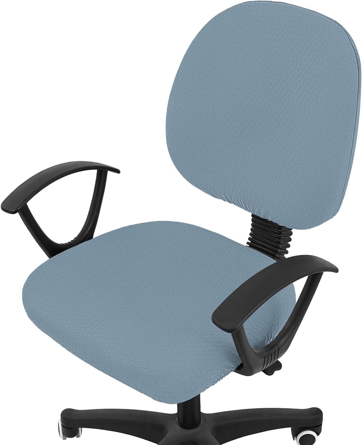 Smiry Office Computer Chair Armrest Covers, 2PCs Anti-dust Arm Rest Pad | Removable Washable Desk Chair Arm Pad Covers, Grey