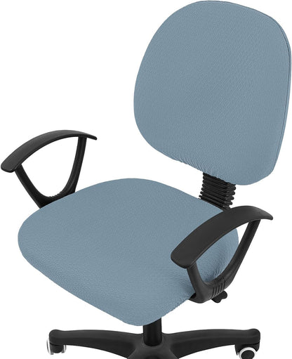 Smiry Office Computer Chair Armrest Covers, 2PCs Anti-dust Arm Rest Pad | Removable Washable Desk Chair Arm Pad Covers, Grey