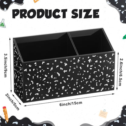 Tenceur Magnetic Dry Erase Marker Holder Acrylic Magnetic Pen Holder Whiteboard Marker Organizer for Whiteboard Fridge Refrigerator Locker Accessories Office Home Pen Storage(Checkered)