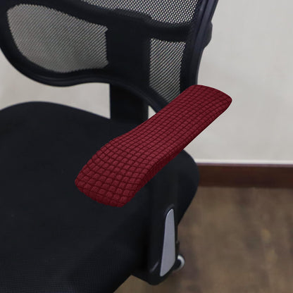 FORCHEER Office Chair Armrest Cover with Zipper 15inch Stretchable Water Resistant Computer Office Chair Arm Rest Slipcover for Desk Chairs Arm 2Pack-Army Green