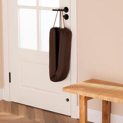 Resistant Door Draft Stopper, Removable Washable Cover, 36", Black | Weighted Gap Filler, Blocks Hot and Cold Air, All-Season Seal