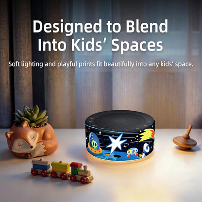 Kipcush White Noise Machine for Baby & Adults, 30 Soothing Sounds, Sleep Sound Machine with 8 Color Night Light, Memory Function, White Noise for Sleeping, Nursery, Office, Travel & Relaxation