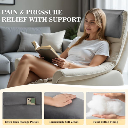 Recliner Headrest Pillow, Adjustable Comfort Neck & Head Support Pillow