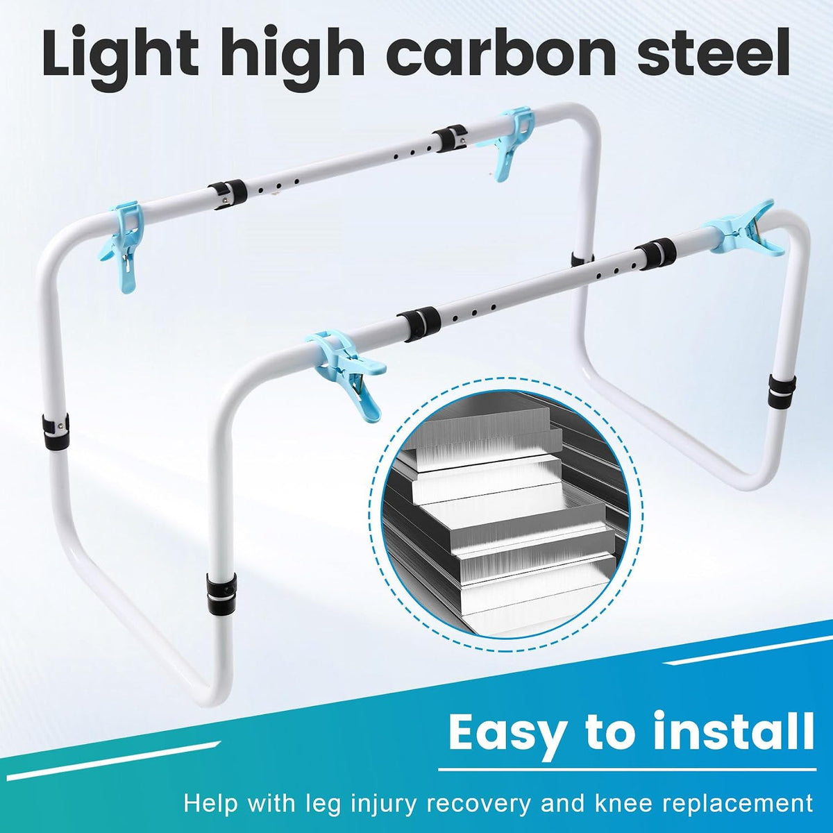 Blanket Lifter for Feet, Adjustable Height Blanket Lifters for Foot of Bed, Aluminum Alloy Blanket Lifter for Foot Toes
