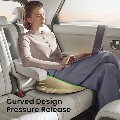 Benazcap Memory Foam Seat Cushion, Ergonomic Office Chair Cushion | Memory foam cushion relieves pressure and supports tailbone comfort for office chairs, cars, wheelchairs and home use.